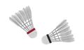 Enjoy Badminton With Shuttlecock Pack Of 2 Feather Shuttle Badminton Cork - High-Quality Feathers For Smooth Play. 