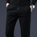 Autumn and Winter Men's Cotton and Linen Casual Pants Men's Youth Slim Fit Slim-Fit Straight-Leg Pants Korean Style Trendy Loose Long Pants Men. 