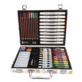 Marker Crayon Kit, Practical Rich Variety Kids Drawing Kit 53pcs Washable Lasting for Doodling for Students. 