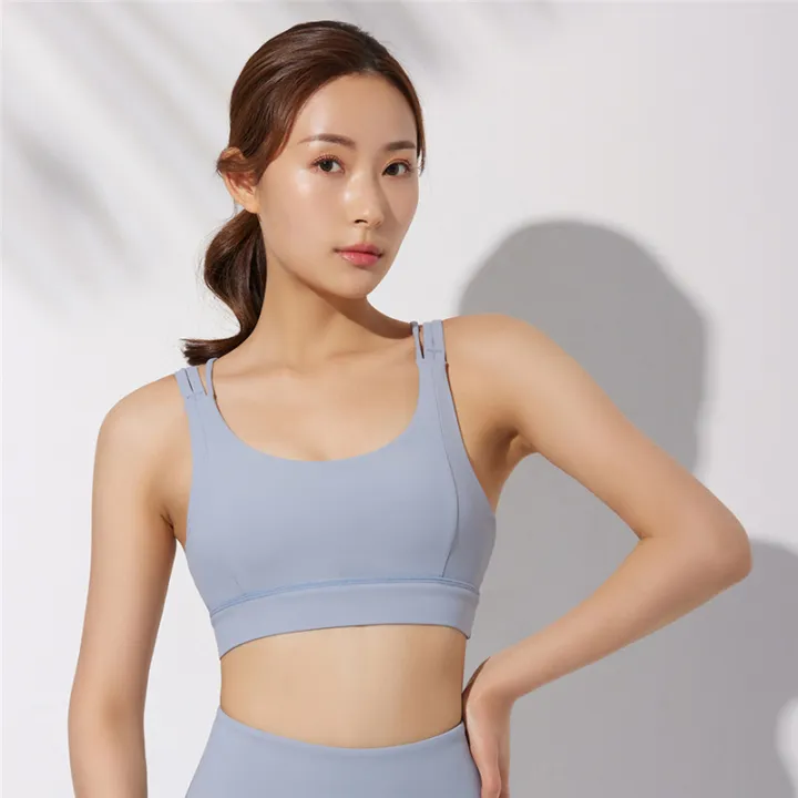 Fitness%20Running%20Tube%20Top%20Yu%20Sports%20Underwear%20Women%20Sexy%20Beauty%20Back%20GA%20Vest%20Cross%20Spaghetti%20Straps%20Shockproof%20Bra%20-%20Image%202
