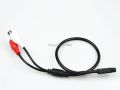 CCTV Surveillance RCA Mic Microphone Sound Monitor Audio Voice Pick- Up CCTV Camera. 