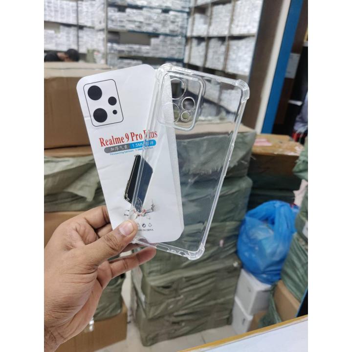 for realme 9 pro plus clear transparent back cover