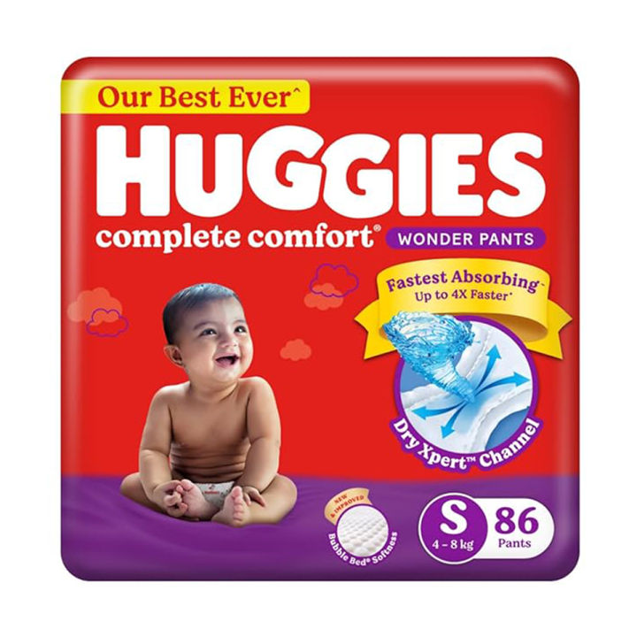 Huggies Complete Comfort Wonder Pants Small (S) Size Baby Diaper