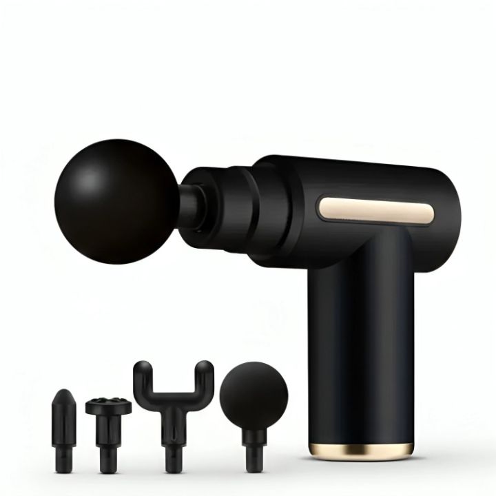 Mini Electric Massage Gun Portable Deep Tissue Massage Gun - Pain Relief USB Rechargeable Body Massager Message Gun Body Muscle Relief Massage Gun Fitness Portable Fascial Gun