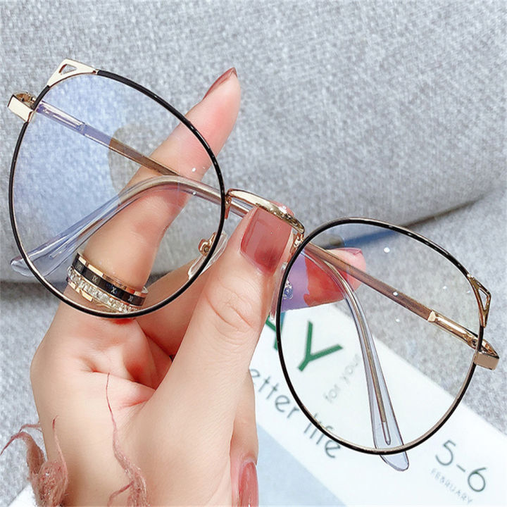 Cute%20Cat%20Ear%20Alloy%20Frame%20Glasses%20Trendy%20Office%20Women%20Anti-blue%20Light%20Glasses%20Fashion%20Women%20Glasses%20-%20Image%203