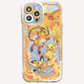 Pikachu Pokemon Ganger Soft Case For Apple iPhone 11 13 Pro Max 14 15Plus 12 Mini 7 8 X XS XR 6 6S SE Clear Phone Cover. 