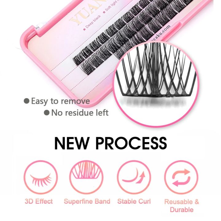 YUANZHIJIE%20Dramatic%20Eyelashes%20Bundles%20Soft%20Premium%20Mink%20Individual%20DIY%20Clusters%20Lashes%20Segmented%20Eyelash%20Extensions%20Makeup%20-%20Image%205