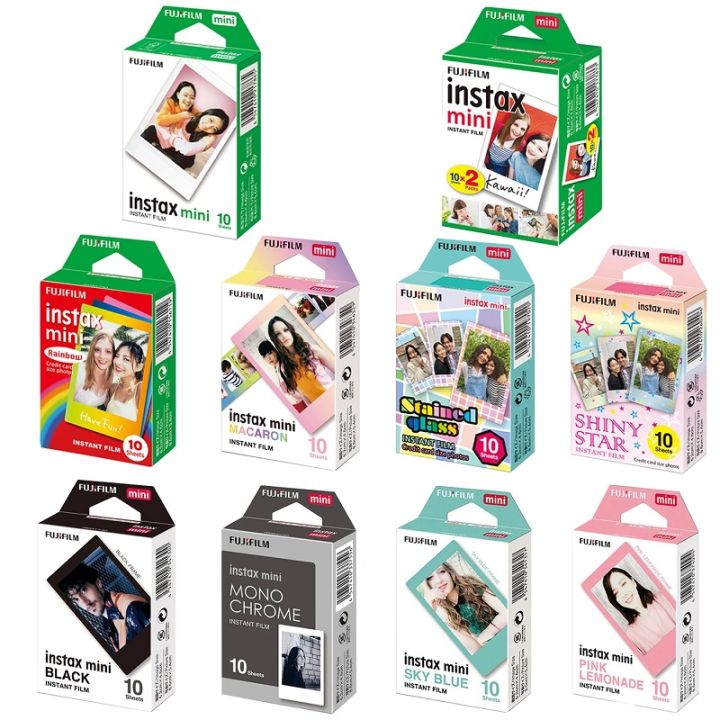 10 Sheets Fujifilm Instax Mini 12 Film Photo Paper for Fuji Instax Mini 99 11 9 8 7+ 40 SE 50 90 Evo Instant Camera Instax Film