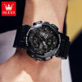 OLEVS Electronic Watch Relo for Men  Waterproof  Now Luminous Multifunction Sport Cool Fashion 1102. 