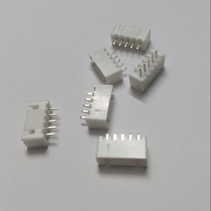 5Pcs-%205Pin%20WHITE%20MALE%20HEADER%20Female%20Housing%20JST%20XH%20Male%20Header%205%20Pin%202.54mm%20Pitch%20Male%20Connector%20For%20Electronics%20Projects%20PCB%20Mount%20Circuit%20Breadboard%20Friendly%20DIY%20Cables%20-%20Image%203