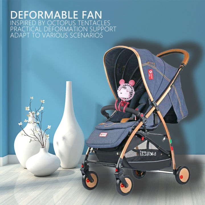 USB%20Chargeable%20Fan%20Baby%20Stroller%20Bed%20Fan%20Mute%20Retractable%20Fan%20with%20Clip%20Variable%20Portable%20Octopus%20Mini%20Fan%20Office%20Desktop%20Fan%20-%20Image%204