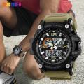 Skmei Big Dial Sport Men Watch 2 Time LED Digital Wristwatches For Mens Waterproof Chrono Count Down Male Hour montre homme 1283. 