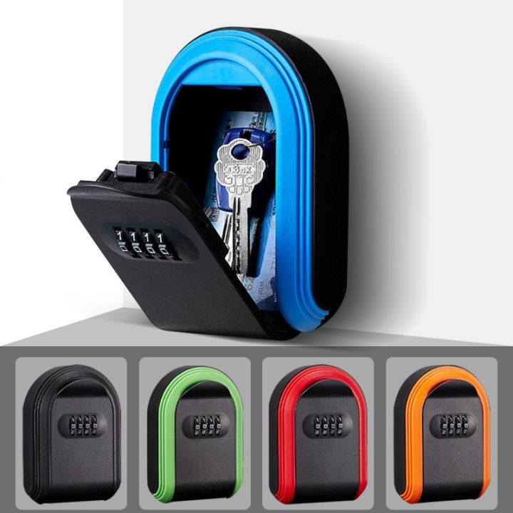 Full Plastic Key Box Password Lock Wall Mounted Storage Box Wall