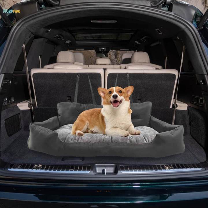 Seat%20Dog%20Car%20Travel%20Bed%20with%20Removable%20Cover%20Soft%20Pet%20Travel%20Booster%20Seat%20Dark%20Gray%20XL%20-%20Image%202