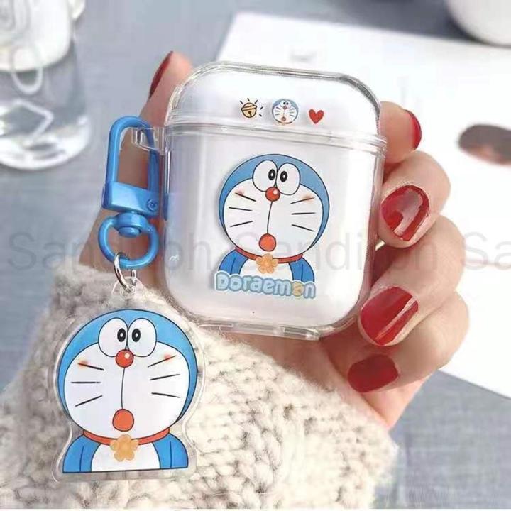 TPU Soft Doraemon Case For Airpods 1/2/3/Pro inPod 12 Apple Bluetooth Earphone Cover For Airpods 3 Pro inPods 12