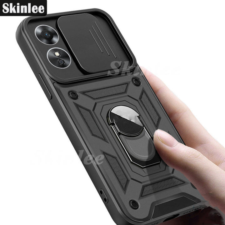 Phone%20Case%20OPPO%20A17%20Back%20Cover%20Hard%20Armor%20Shockproof%20Camera%20Protection%20Handphone%20Casing%20for%20OPPO%20A17%20Cover%20Cases%20Car%20Magnetic%20Navigation%20Holder%20Ring%20Cover%20-%20Image%202