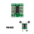 PAM8403 Stereo Audio Amplifier.