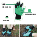1 pair of safety glovesgarden rubber TPR thermoplastic construction worker ABS claws. 