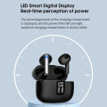 M52 Wireless Earbuds In-Ear Design Noise Canceling Earphones With Power Display Charging Case For Cell Phone Computer Laptop Sports.