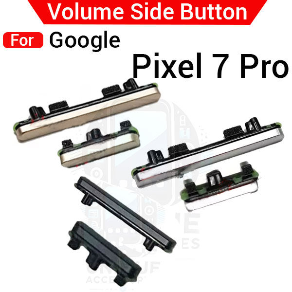 Compatible with Google Pixel 7 Pro External Side Buttons Power On Off + Volume Control Button Outside Side Keys