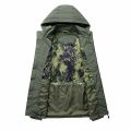 Outdoor Men's Windbreaker Military Jacket Windproof Waterproof Jackets For Men Casual Streetwear Breathable Hooded Coat. 