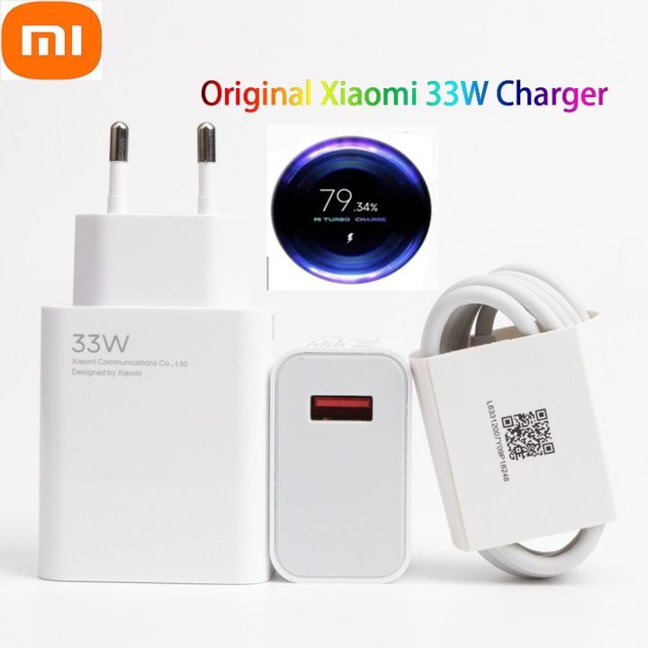 Mi 33Wquick Charge Fast Charger Adapter Usb To Type-C For