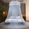 Hanging Mosquito Net Top Hook Encrypted Mesh Lace Patchwork Mosquito Repellent Round Dome Court Style Crib Canopy Bedroom Decor. 