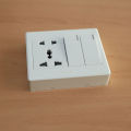 Electric Multi Socket 3 Pin Socket, 2 Pin Socket, MK Socket with Switch 5 Pin 2 Switch.