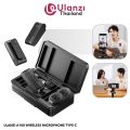Ulanzi A100 Wireless Microphone Player Audio Video Recording Microphone for iPhone 16 15 Android Phone Camera 15 Android Phone Camera. 