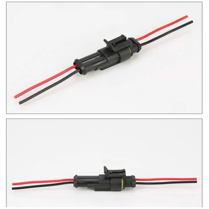 20PCS%20Car%20Sealed%20Waterproof%20Electrical%20Wire%20Connector%20Plug%202%20Pin%20Way%20-%20Image%207