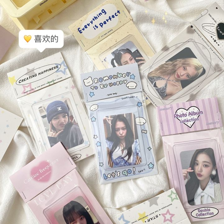 MINKYS%20Kawaii%2010pcs%203%20inch%20Kpop%20Photocard%20Holder%20Photo%20Card%20Collection%20Bag%20DIY%20Photo%20Bag%20School%20Stationery%20-%20Image%204