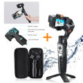 Professional 3-Axis Handheld Gimbal Stabilizer for GoPro OSMO DJ YI Cam Insta 360 Sony, Waterproof IPX4 Action Camera Tripod. 