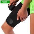 Tcare Adjustable Thigh Brace Support, Quadriceps Support and Thigh Wraps Unisex Breathable Non-Slip Hamstring Compression Sleeve. 
