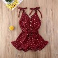 New ummer Toddler Kid Baby Girl Floral Print Bohemian Holiday trappy Romper Bodyuit Jumpuit Clothe Outfit.
