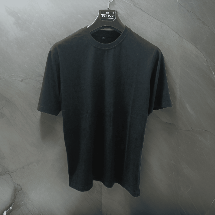 Black drop sholder t shirt