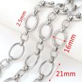 1 meter Stainless Steel Big Chains For Jewelry Making Thick Big Chain DIY Jewelry Handmade Necklace Bracelet Chains Supplies. 