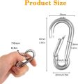 Spring Snap Hooks Heavy Duty Stainless Steel. 