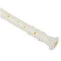 Students Off White Plastic 8 Holes Flute Recorder w Cleaning Stick.