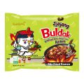 SAMYANG Jjajang Buldak Chicken Flavor Ramen - Spicy Black Bean Noodles –   (5 Pack) Family Pack. 