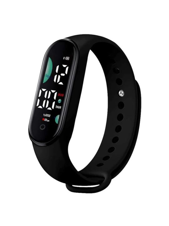 2022 Sports Watch for Women Electronic LED Digital Watch Fashion Casual Simple Silicone Touch Waterproof Bracelet Watch