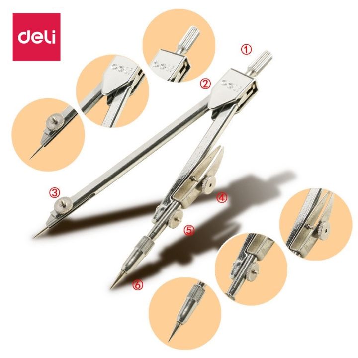 Deli%20Metal%20Compass%20Set%20Professional%20Drafting%20Exam%20Drawing%20Geometry%20Tool%20Student%20Stationery%20Supplies%20-%20Image%208