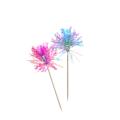 Wood Happy Birthday Cake Toppers Handmade DIY Shiny Cupcake Toppers Glitter 5Pcs Glitter Cake Decoration for Birthday celebrations Weddings Parties Cake decorating Gift giving.