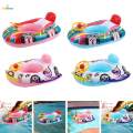 Float Infant Seat Boat Baby with Steering Wheel Swimming Rings. 