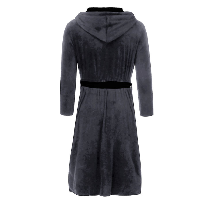 Plush%20Shower%20Bathrobe%20Men%20Winter%20Long-Sleeved%20Clothes%20Shawl%20Lengthened%20Robe%20Coat%20Men's%20Homewear%20Women's%20Blouse%20Plus%20Size%205xl%20-%20Image%204