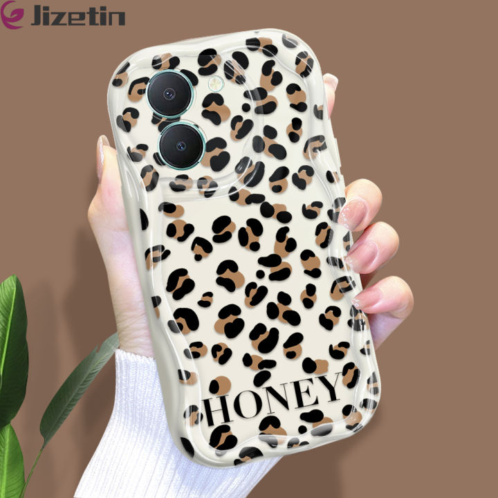 Jizetin%20for%20Vivo%20Y36%204G%205G%20Y27%205G%20Y27S%20Back%20Cover%20Leopard%20Print%20Cream%20Wavy%20Edge%20Soft%20Silicone%20Phone%20Case%20-%20Image%202