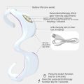 3D Electric Eye Massager Intelligent Vibration Micro-current Pulse Infrared Thermal Compression To Eliminate Dark Circles Beauty. 