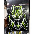 YAMAHA MT15 Motorcycle Full Tank Pad Sticker. 