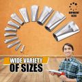 14 Pcs Caulking Tools Caulk Nozzle Applicator Caulking Epoxy Piston Nozzle Accessories Silicone Sealant Nozzle.