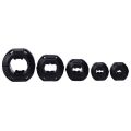 40 Pieces Clip-On Ferrite Ring Core RFI EMI Noise Suppressor Cable Clip for 3mm/5mm/7mm/9mm/13mm Diameter Cable, Black.