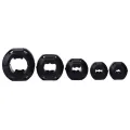 40 Pieces Clip-On Ferrite Ring Core RFI EMI Noise Suppressor Cable Clip for 3mm/5mm/7mm/9mm/13mm Diameter Cable, Black. 